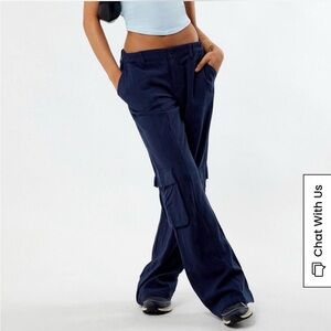 PacSun Navy Elastic Waist Pants